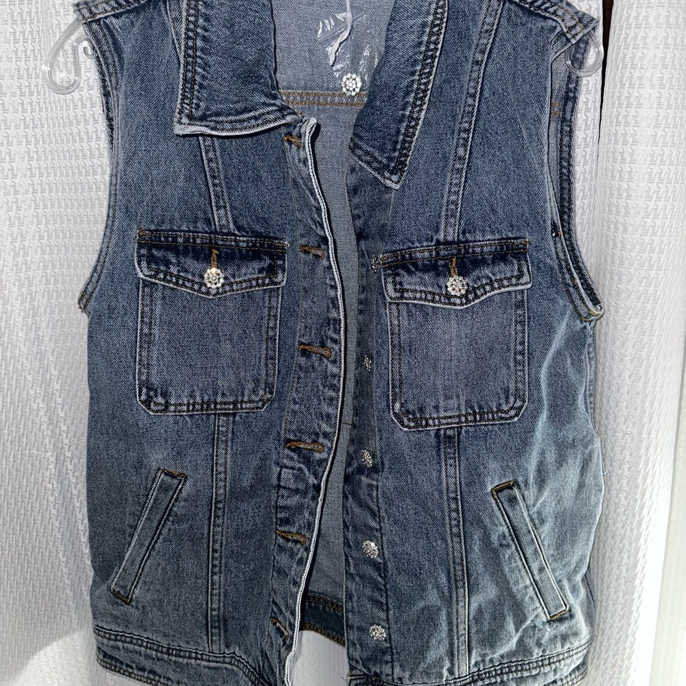 Amanda Uprichard Jean Vest